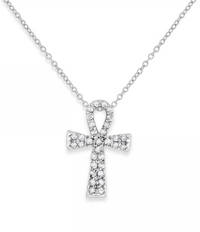 KC Designs Diamond Ankh Necklace