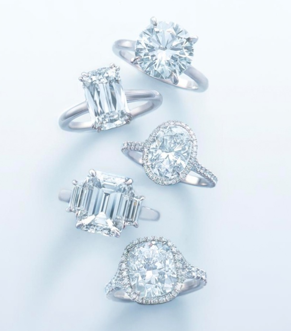 Kwiat Engagement Rings in Various Shapes