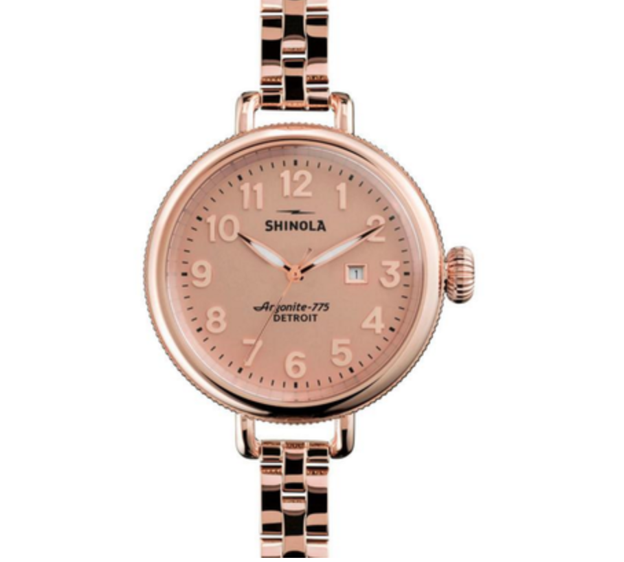 The Birdy in Rose Gold by Shinola Womens Watch