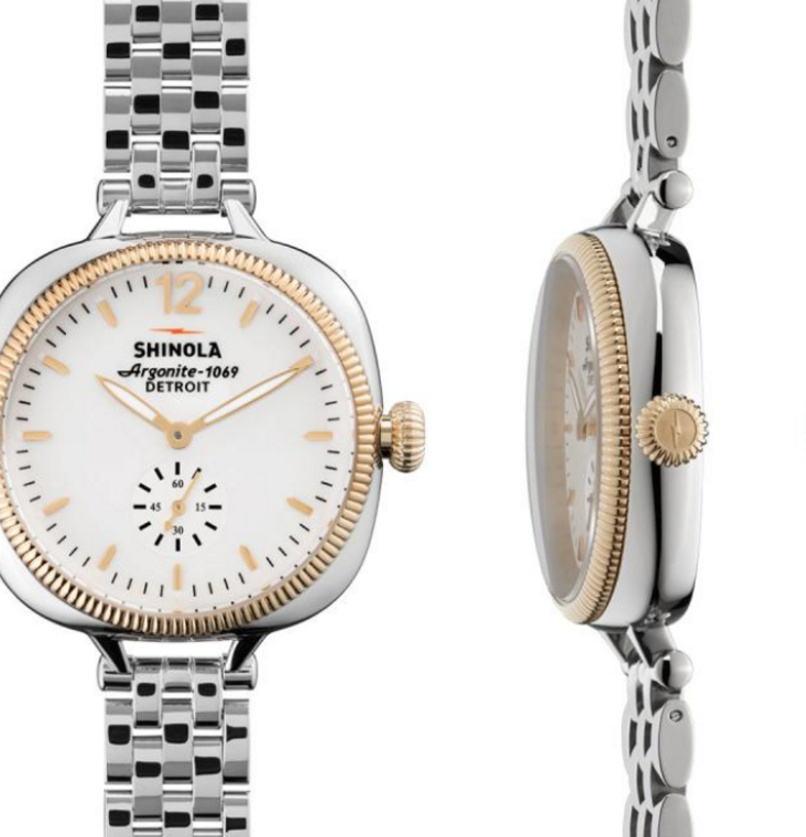 The Gomelsky by Shinola womens watch in rose gold and stainless steel